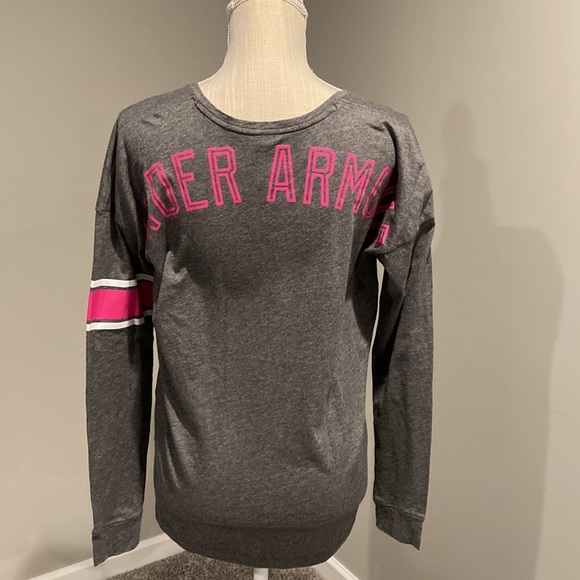 Under Amour Breast Cancer Awareness Long Sleeve T-Shirt. Size: S - Picture 5 of 14
